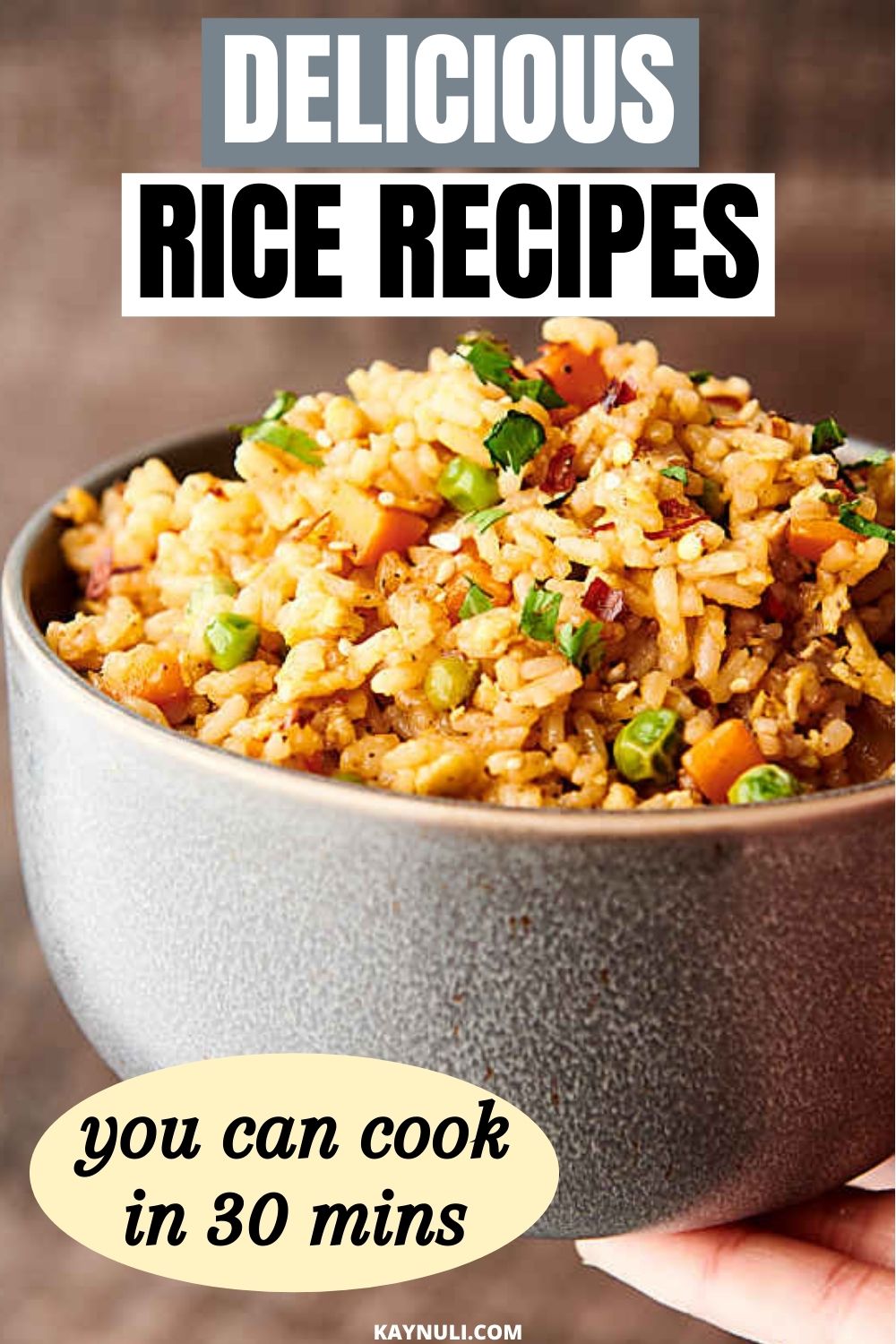 Easy Rice Recipes You Can Cook In Thirty Minutes - KAYNULI